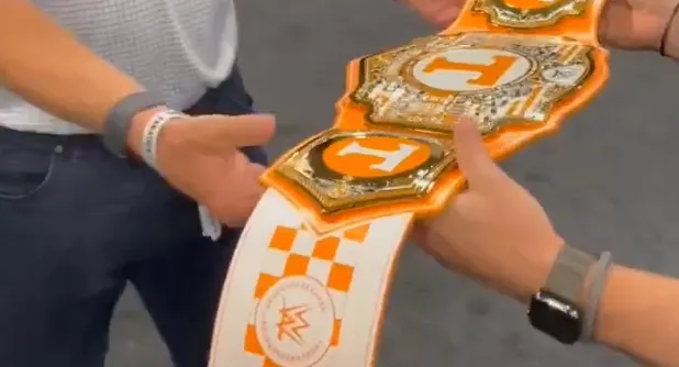 BREAKING: Tennessee Volunteers legend Peyton Manning Crowned with WWE Tennessee Legacy Title Belt at Fanatics Fest NYC….