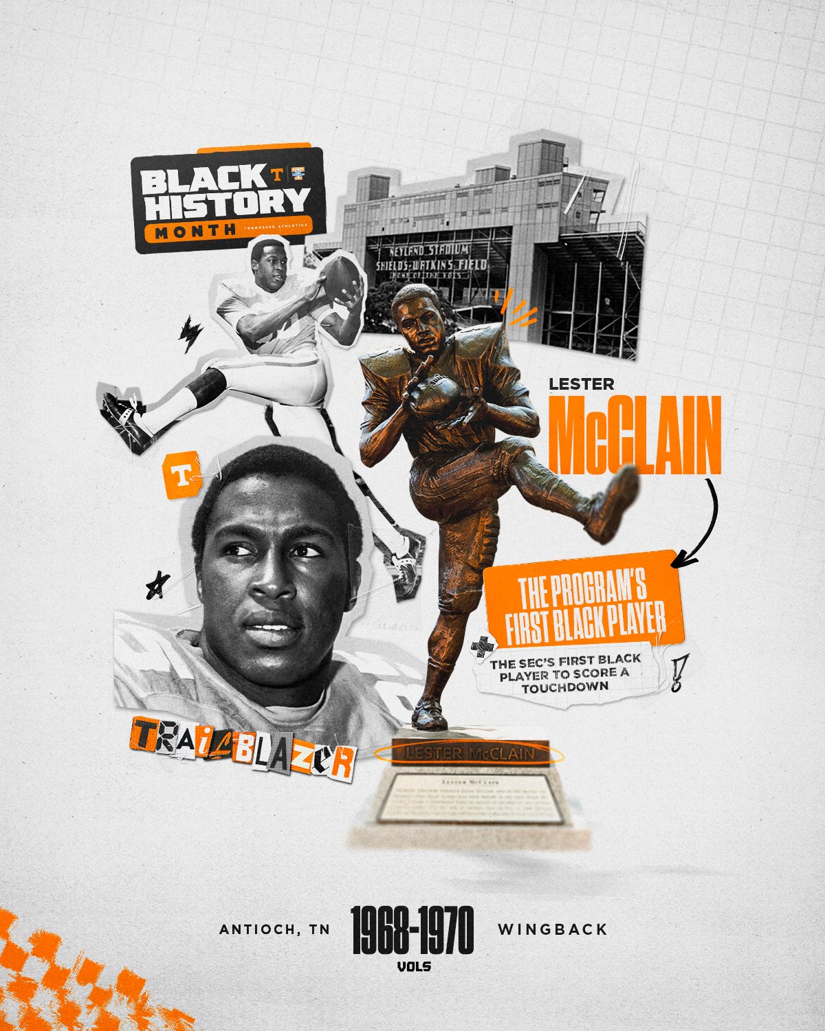 Lester McClain: Tennessee Football’s Trailblazer Still Inspiring Over 50 Years Latee