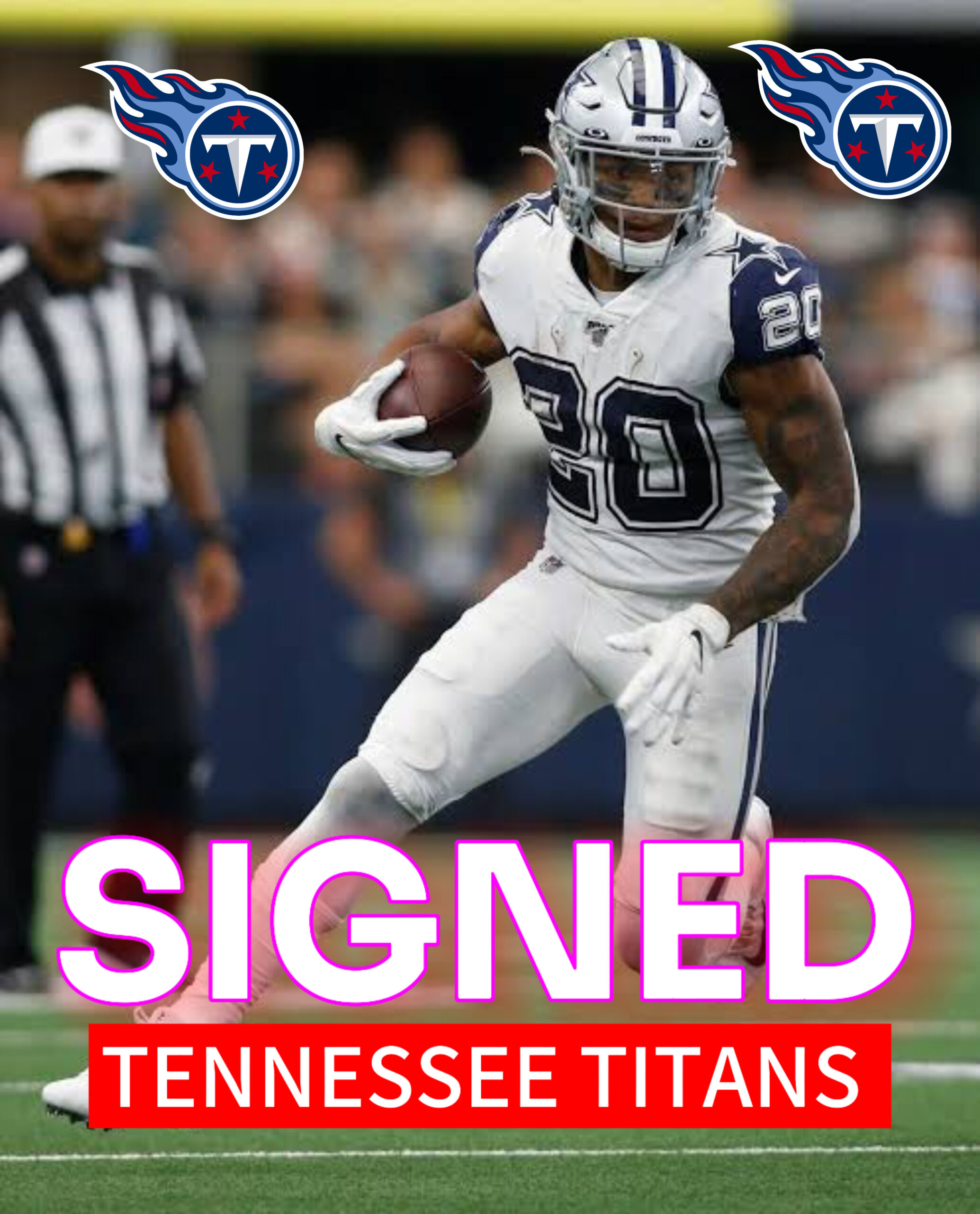 Breaking News: Titans Build Offensive Arsenal Around Rookie QB Cameron Ward: A Closer Look at Tennessee’s Reconstructed Roster by signing another Veteran Running Back from….